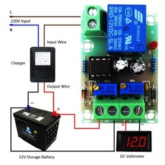 12V Battery Charging Control Board XH-M601 Intelligent Charger Power Control