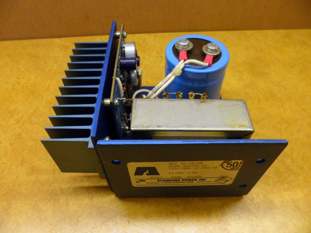STANDARD POWER INC SPS 40-24/28 ACME POWER SUPPLY 115/230V 24/28V 1.8A NOS