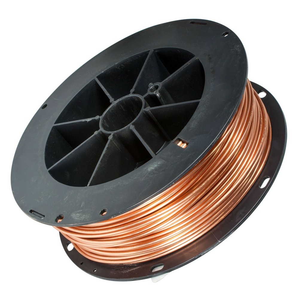 6 AWG copper ground wire solid bare 315′ NEW On Roll
