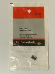 RADIOSHACK 275-0008 1mA 5VDC DETECT MOMENTARY SWITCH – 5VDC 1mA – 10×3.8×6.5mm