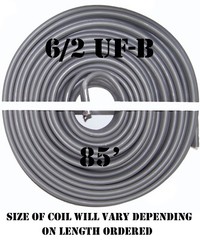6/2 UF-B x 85′ Southwire Underground Feeder Cable