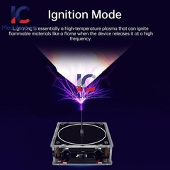 AC110-220V Dual Mode Music Tesla Coil Music Box Artificial Lightning Touchable