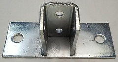 4 Pk Eaton B-Line Post Base 3.5″ H x 8″ L x 3″ W For B22 Channel B280 B280FLZN