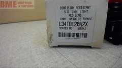 Cutler-Hammer E34Tb120H2X Red Corrosion Resistant Std Industrial Light, 120 V