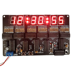 Digital Circuit Clock DIY Electronic Kit Electronic Clock Teaching Kit With Case