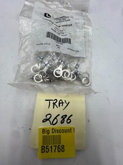 Pack of 25 – Lawson Visa Sea Wire Terminal, 1495169, 16-14 AWG, Ring, 3/8″ Stud