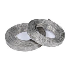 Expandable Mesh Wires Shielding Cables Sleeve Grounding Strap Audio EMF/RFI Lot