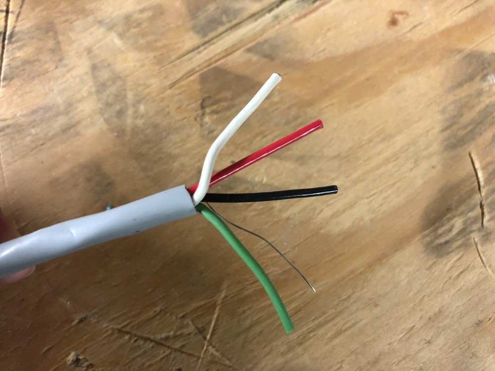 86′ West Penn Wire 360 18 AWG Stranded 4 Conductor Communication Cable