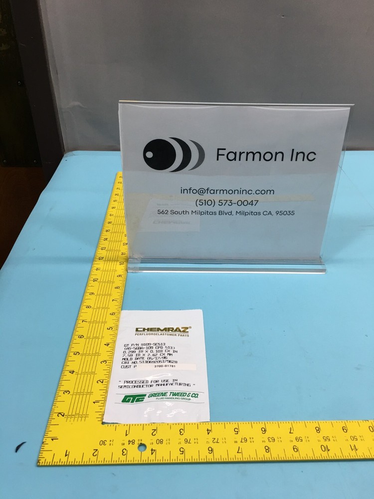 CHEMRAZ 9109-SC513 O-RING AS-568A-109 CPD 513, 2-109, 3700-01781, 136871