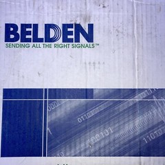 Belden 6300UE White 2 Conductor 18 AWG Stranded CMP Plenum Rated 100 ft Hank