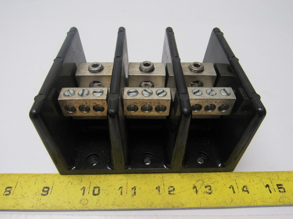 Cooper Bussmann 16320-3 Terminal Distribution Block 600V 175A