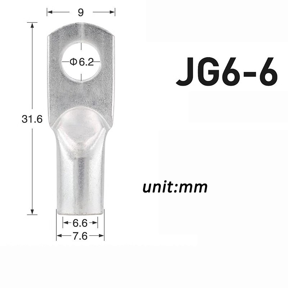 Tinned Copper Cable Lugs Heavy Duty Ring Terminals Battery Wire Connectors SC/JG