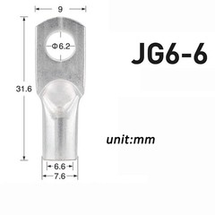 Tinned Copper Cable Lugs Heavy Duty Ring Terminals Battery Wire Connectors SC/JG