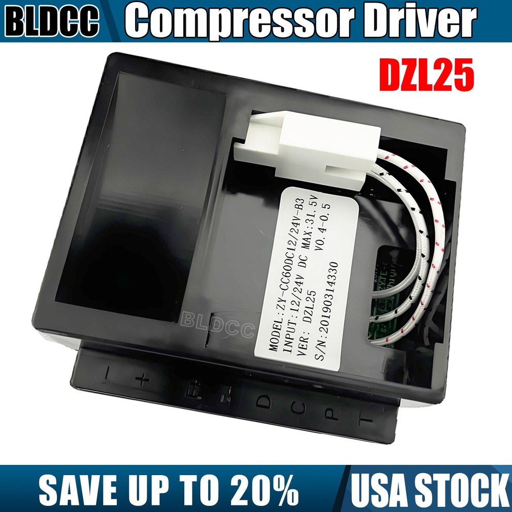 Car Refrigerator ZY-CC60DC12/24V-B3/5 DZL25 Frequency Compressor Variable Driver