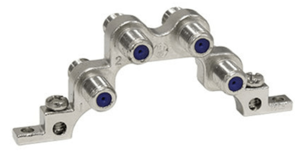 4-Port High Frequency Ground Block, 0-3-GHz | Perfect-Vision PVGBQHFA