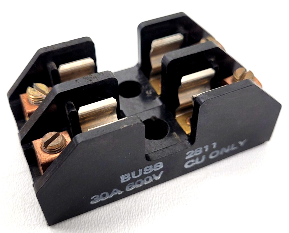 2811 Buss 30A 600V 2P Fuse Holder – Next Day Option