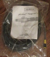 Turck M8 Picofast Female Connector Straight Nickel Plated Brass 6×26 AWG Sealed
