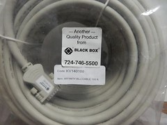 BLACK BOX KV140100 AFFINITY BUS CABLE 100FT LOW VOLTAGE COMPUTER CABLE