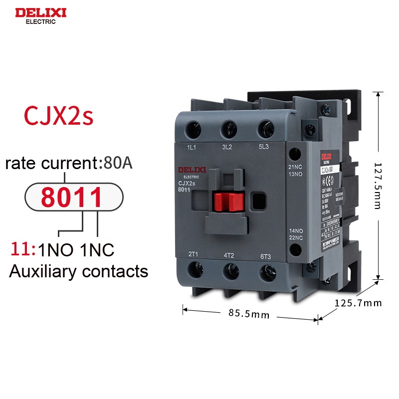1PCS NEW CJX2S-8011 AC contactor
