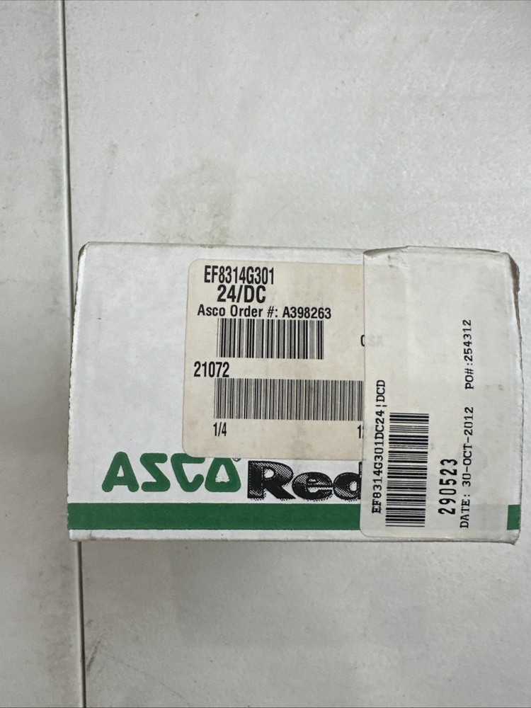ASCO Red-Hat Solenoid Valve EF8314G301