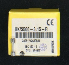 S506-315-R COOPER BUSSMAN FUSE GLASS 315MA 250VAC 5X20MM 20 PIECES