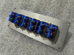 Omega MJP1-06-T Thermocouple Panel Rack with 6x MPJ-T-F Type T Mini Jacks