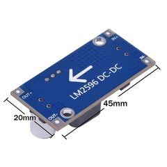 6 Pack Dc to Dc Power Modules Buck Converter Black Durable for Electronic Use