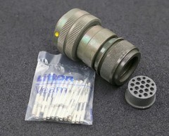 Amphenol Tuchel 19 Pin Connector 4820-12-163-9431 with Silver Plated Pins
