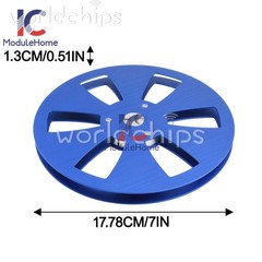 7 Inch Empty Reel 6 Hole Open Reel Sound Tape Reel Opening Machine Part New