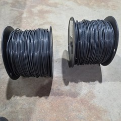 12 Gage Solid Copper Wire Black – 2 Rolls X 250′ (500 Feet Total)