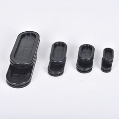 Oval Blanking Blind Rubber Wiring Grommet Dual Sided Closed Cable Hole Plug Bung