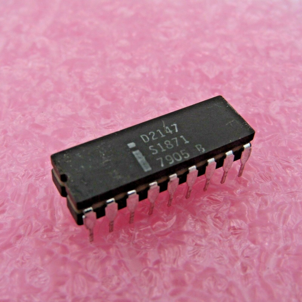 D2147 General Purpose Static Ram DIP18 Integrated Circuit Vintage Intel