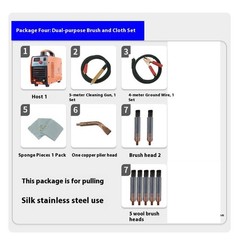 Stainless Steel Weld Bead Processor Argon Arc Welding Spot Weld 1000W 220V