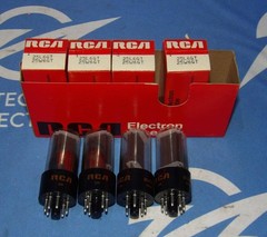 Lot of 4 NIB RCA 25L6GT 25W6GT Vacuum Tubes