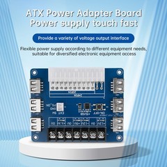 24 Pins ATX Power Supply Breakout Board Module Adapter Power Connector Board US