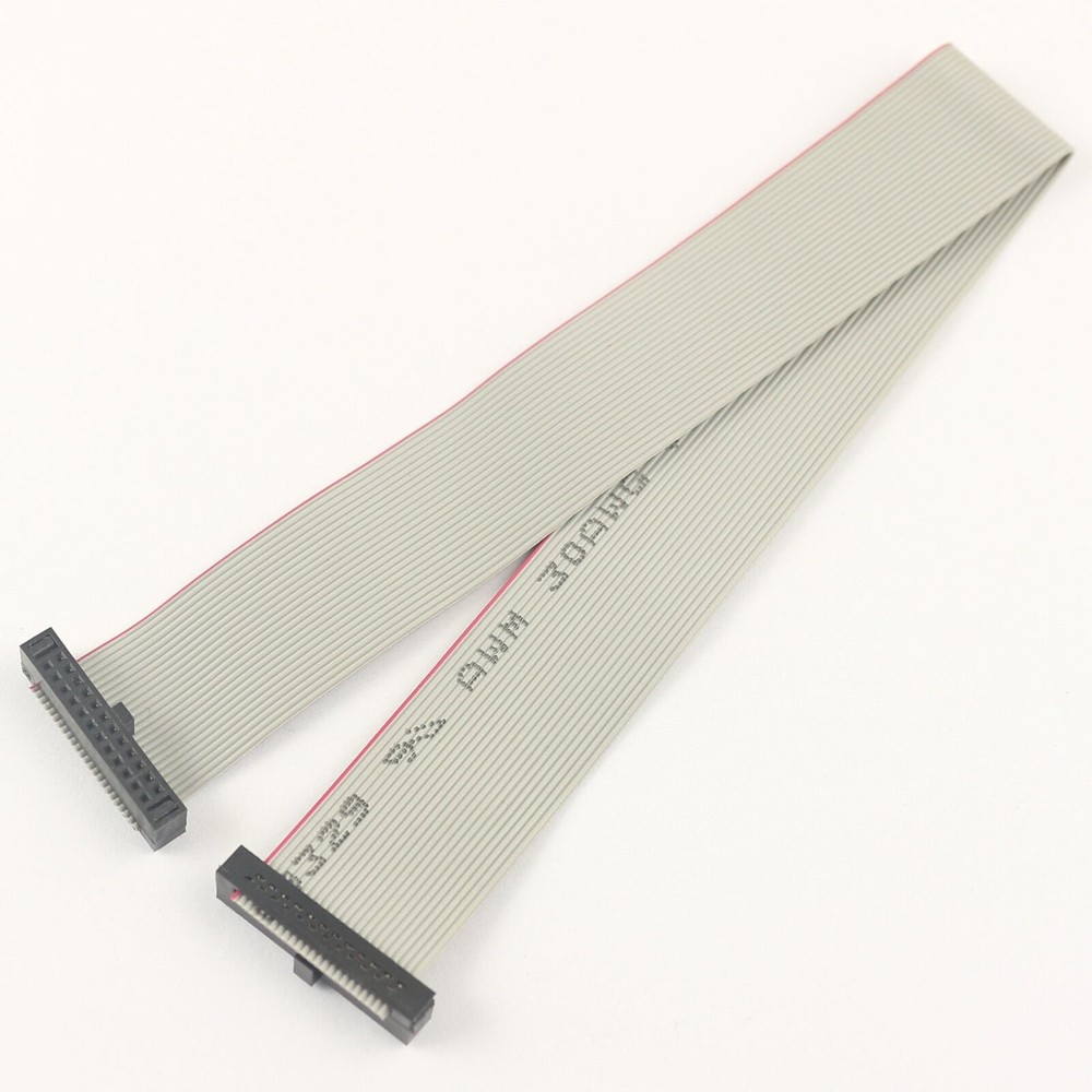 1Pcs 1.27mm Pitch 24 Pin 24 Wire Extension IDC Flat Ribbon Cable Length 20CM