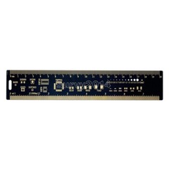 20cm Black Multifunctional PCB Ruler PCB Measuring Tool Angle Measure Meter