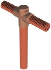 Erico GTC183Q, 3/4″ Rod, 500 KCMIL, Cable to Top of Ground Rod Mold, 1 pc