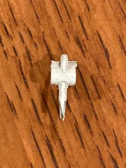 Insulated Staples (24 pcs) White Finish
