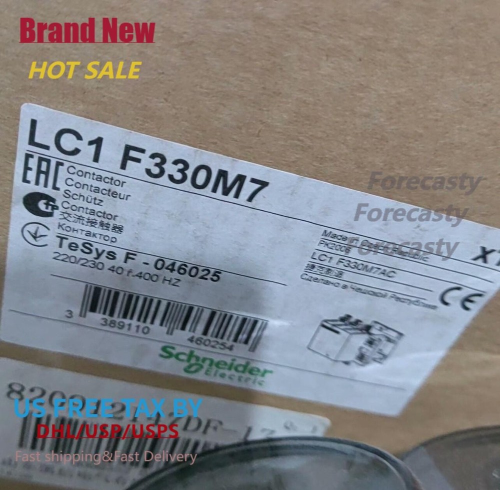 one New snd Contactor LC1F330M7 330A 220V 50/60Hz Fast Ship