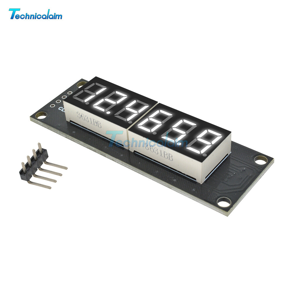 0.36 inch 6-Digit LED Display Tube Module 7-Segment TM1637 5 Volts