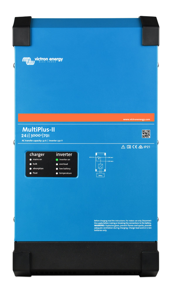 Victron PMP242305100 MultiPlus-II 24/3000/70-50 120V Auth Dealer 5 year warr