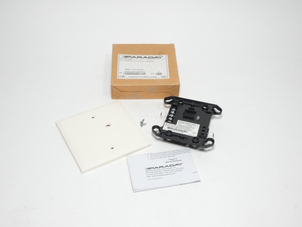 Siemens Faraday 8703 500-033360FA Dual-Input Interface Module Fire Alarm – NE…