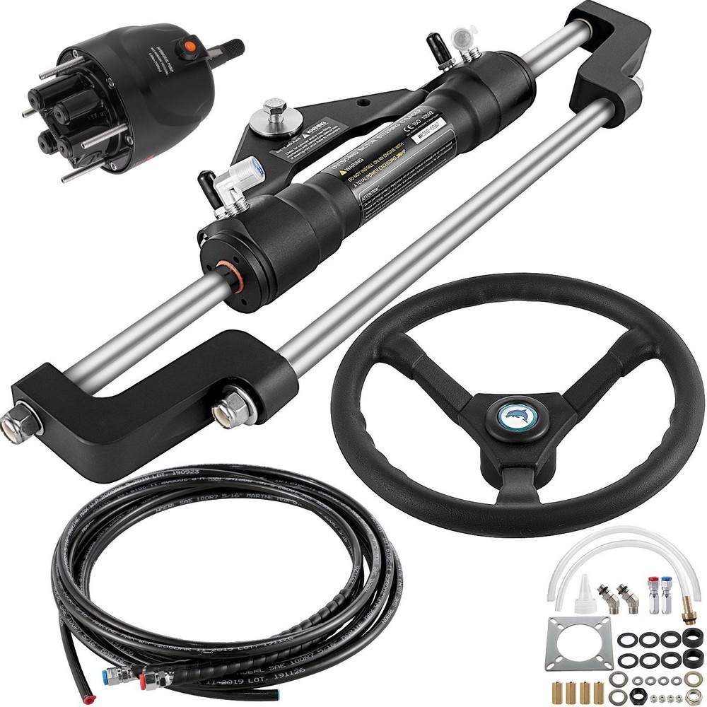 Durable Boat Steering Kit 300HP 18ft Corrosion Resistant