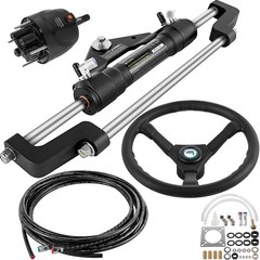 Durable Boat Steering Kit 300HP 18ft Corrosion Resistant