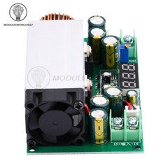 DC-DC 12~80V to 2.5~50V 20A Adjustable Buck Step-Down Module with Display 600W