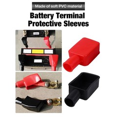 2 Pcs Universal Car Battery Terminal Cap Negative Positive Terminal Covers New