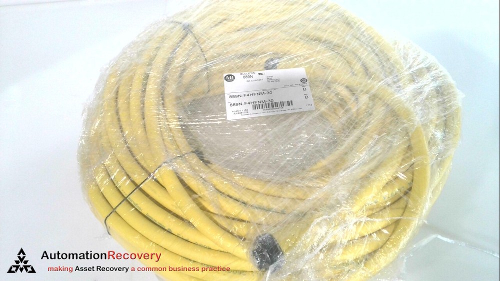 ALLEN BRADLEY 889N-F4HFNM-30, MINI CABLE / PATCHCORD, NEW* #285471