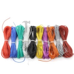 Flexible Soft Silicone Wire Cable 2AWG~30AWG UL High Temp Colorful Tinned Copper