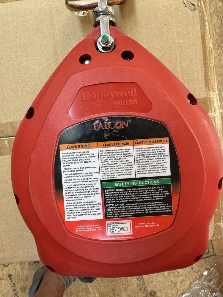 Falcon MP16P-Z7/16FT Self-Retracting Lifeline 16 Ft (TBI)